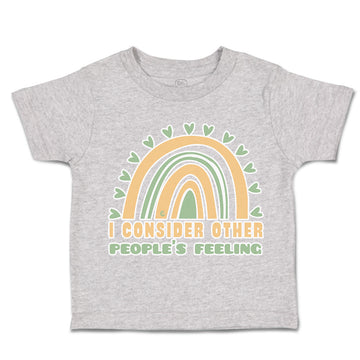 Toddler Clothes I Consider Other Peoples Feeling Toddler Shirt Cotton