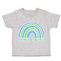 Toddler Clothes I Am Peaceful Rainbow Toddler Shirt Baby Clothes Cotton