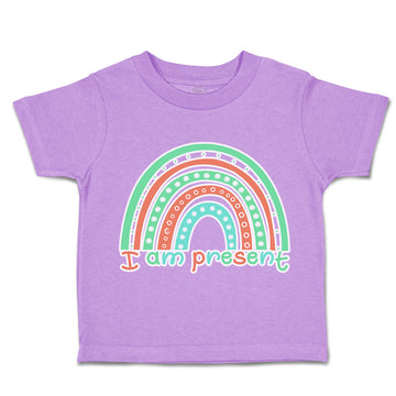 Toddler Clothes I Am Present Toddler Shirt Baby Clothes Cotton