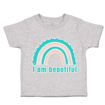 Toddler Clothes I Am Beautiful Rainbow Toddler Shirt Baby Clothes Cotton