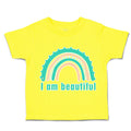 Toddler Clothes I Am Beautiful Rainbow Toddler Shirt Baby Clothes Cotton