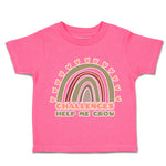 Toddler Clothes Challenges Help Me Grow Rainbow Toddler Shirt Cotton