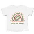 Toddler Clothes Challenges Help Me Grow Rainbow Toddler Shirt Cotton