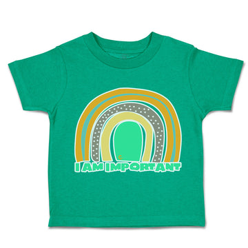 Toddler Clothes I Am Important Rainbow A Toddler Shirt Baby Clothes Cotton