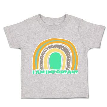 Toddler Clothes I Am Important Rainbow A Toddler Shirt Baby Clothes Cotton