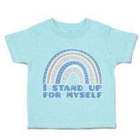 Toddler Clothes I Stand up for Myself Rainbow Toddler Shirt Baby Clothes Cotton