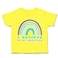 Toddler Clothes I Believe in My Abilities Rainbow Toddler Shirt Cotton