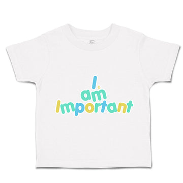 Toddler Clothes I Am Important Rainbow B Toddler Shirt Baby Clothes Cotton