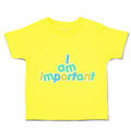 Toddler Clothes I Am Important Rainbow B Toddler Shirt Baby Clothes Cotton