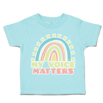 Toddler Clothes My Voice Matters Rainbow Toddler Shirt Baby Clothes Cotton