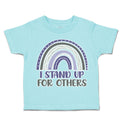 Toddler Clothes I Stand out for Others Rainbow Toddler Shirt Baby Clothes Cotton