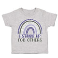 Toddler Clothes I Stand out for Others Rainbow Toddler Shirt Baby Clothes Cotton