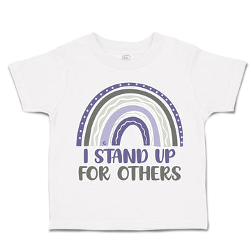 Toddler Clothes I Stand out for Others Rainbow Toddler Shirt Baby Clothes Cotton