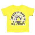 Toddler Clothes I Stand out for Others Rainbow Toddler Shirt Baby Clothes Cotton