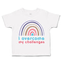 Toddler Clothes I Overcome My Challenges Rainbow Toddler Shirt Cotton