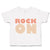 Toddler Clothes Rock on Toddler Shirt Baby Clothes Cotton