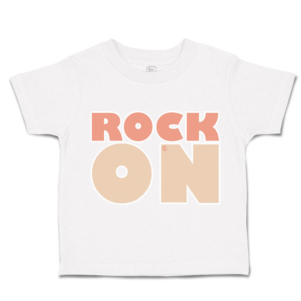 Toddler Clothes Rock on Toddler Shirt Baby Clothes Cotton