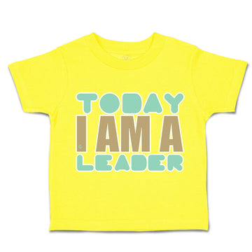 Toddler Clothes Today I Am A Leader Toddler Shirt Baby Clothes Cotton