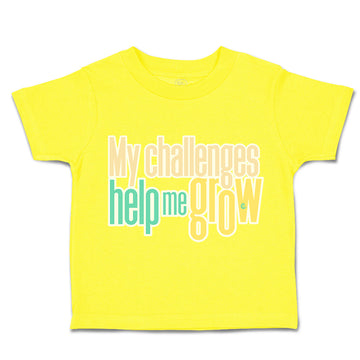 Toddler Clothes My Challenges Help Me Grow Toddler Shirt Baby Clothes Cotton