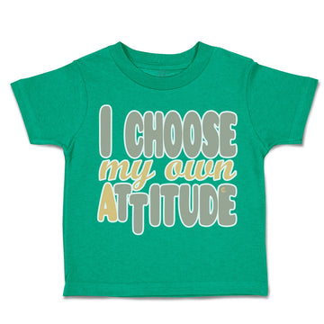 Toddler Clothes I Choose My Own Attitude Toddler Shirt Baby Clothes Cotton