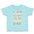 Toddler Clothes I Am Choosing to Have An Amazing Day Toddler Shirt Cotton