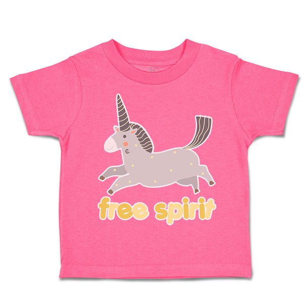 Toddler Clothes Free Spirit Unicorn Toddler Shirt Baby Clothes Cotton
