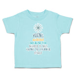 Toddler Clothes Young Activist World Going to Change Itself Toddler Shirt Cotton