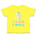 Toddler Clothes I Can I Will Astronaut Toddler Shirt Baby Clothes Cotton