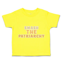 Toddler Clothes Smash The Patriarchy Tiger Toddler Shirt Baby Clothes Cotton