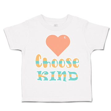 Toddler Clothes Choose Kind Heart Love Toddler Shirt Baby Clothes Cotton