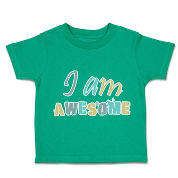 Toddler Clothes I Am Awesome Toddler Shirt Baby Clothes Cotton