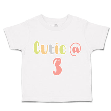 Toddler Clothes Cutie at 3 Toddler Shirt Baby Clothes Cotton