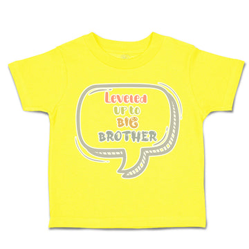 Toddler Clothes Levelled up to Big Brother Toddler Shirt Baby Clothes Cotton