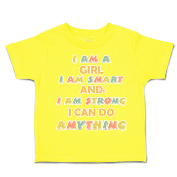 Toddler Clothes Girl Smart Strong Do Anything Toddler Shirt Baby Clothes Cotton