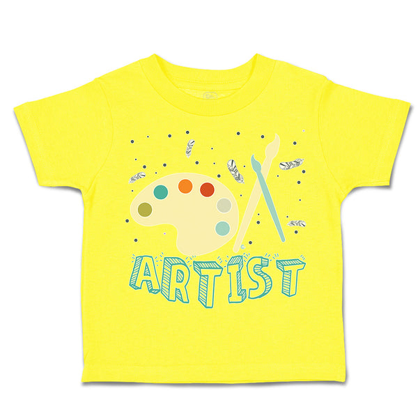 Toddler Clothes Artist Painting Accessories Toddler Shirt Baby Clothes Cotton