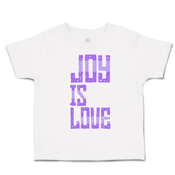 Toddler Clothes Joy Is Love Toddler Shirt Baby Clothes Cotton