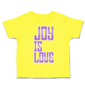 Toddler Clothes Joy Is Love Toddler Shirt Baby Clothes Cotton