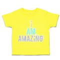 Toddler Clothes I Am Amazing Toddler Shirt Baby Clothes Cotton