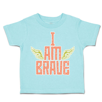 Toddler Clothes I Am Brave Wings Toddler Shirt Baby Clothes Cotton