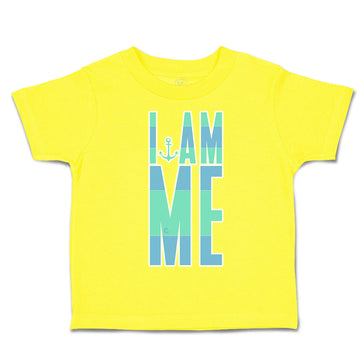 Toddler Clothes I Am Me Anchor Toddler Shirt Baby Clothes Cotton