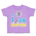 Toddler Clothes I Am Worthy Palm Trees Toddler Shirt Baby Clothes Cotton