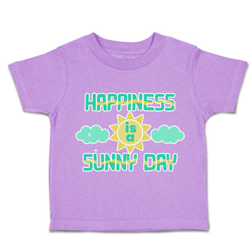 Toddler Clothes Happiness Is A Sunny Day Clouds Toddler Shirt Cotton