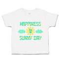 Toddler Clothes Happiness Is A Sunny Day Clouds Toddler Shirt Cotton