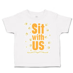 Toddler Clothes Sit with Us Leaves Orange Toddler Shirt Baby Clothes Cotton