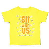 Toddler Clothes Sit with Us Leaves Orange Toddler Shirt Baby Clothes Cotton