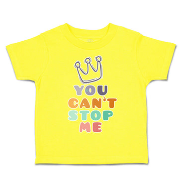 Toddler Clothes You Cant Stop Me Crown Toddler Shirt Baby Clothes Cotton