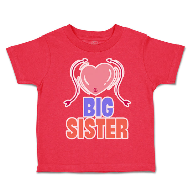 Toddler Clothes Big Sister Heart Arrow Toddler Shirt Baby Clothes Cotton