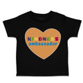 Toddler Clothes Kindness Ambassador Heart Toddler Shirt Baby Clothes Cotton