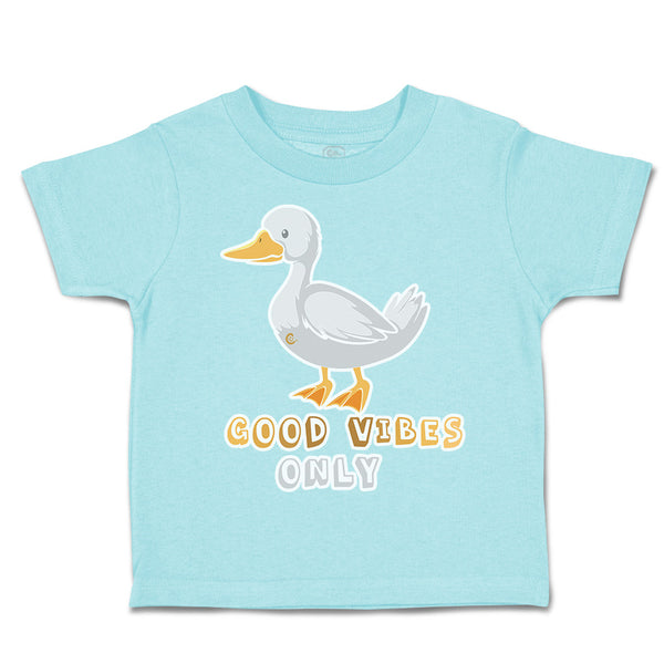 Toddler Clothes Good Vibes Only Duck Toddler Shirt Baby Clothes Cotton