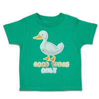 Toddler Clothes Good Vibes Only Duck Toddler Shirt Baby Clothes Cotton